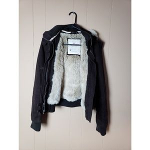 Hollister Coat Brown. Medium.